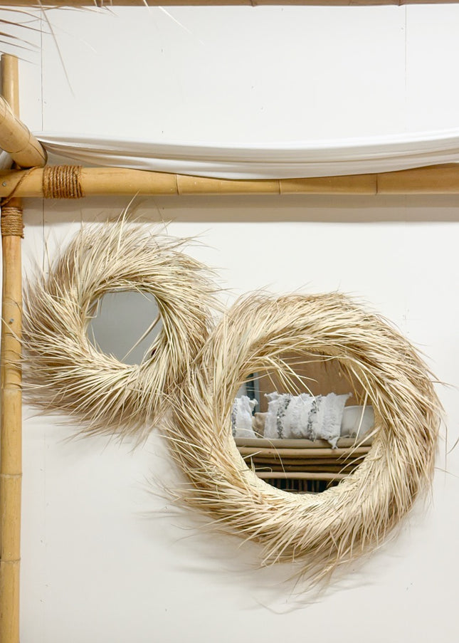 Spiegel | Palmblad  | 50cm