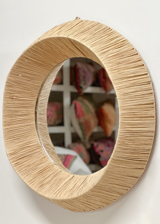 Spiegel | Raffia | 80cm