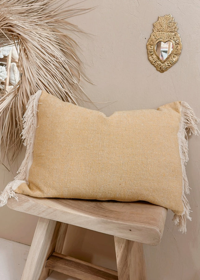 Kussen Katoen | Soft Yellow