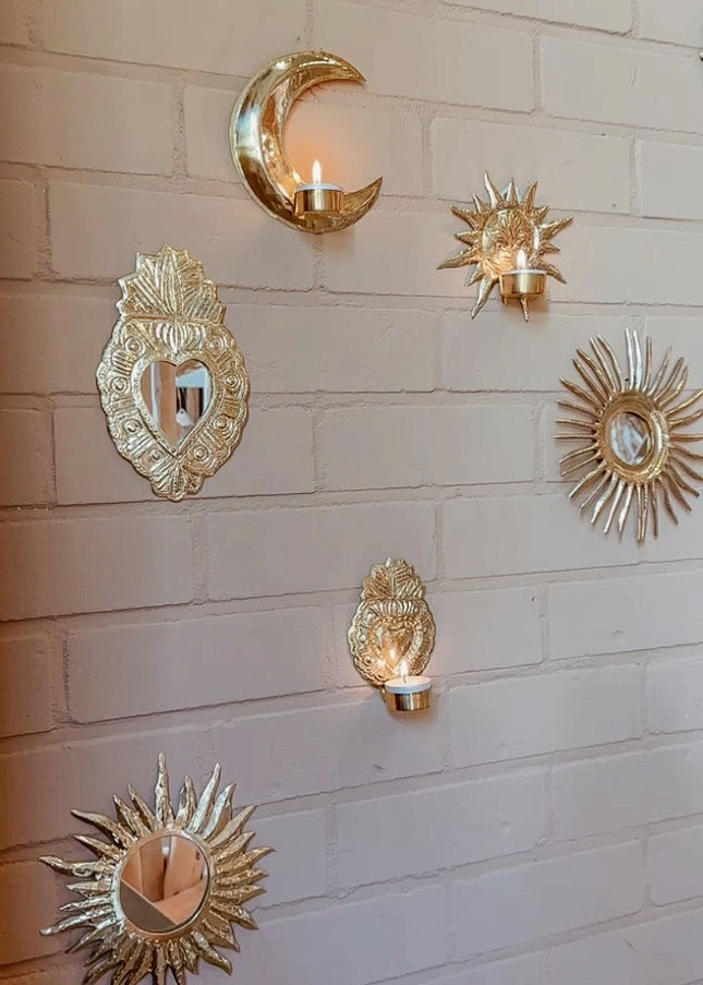 Wand Waxinelichtje | Bloem