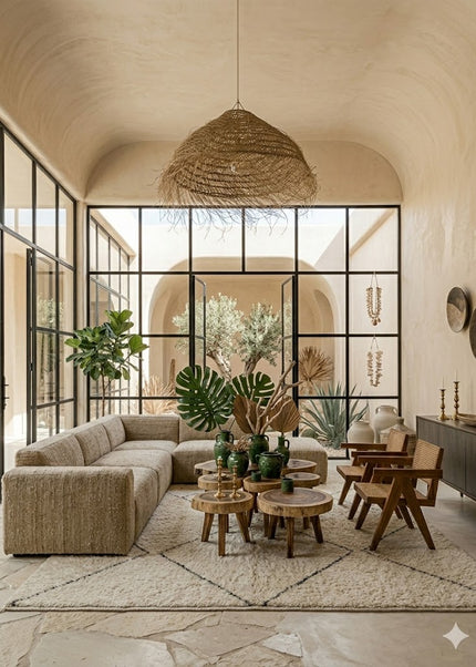 Zeegras Hanglamp Oasis  – Duurzaam en Authentiek Design - 50cm