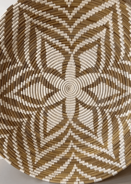 Wandschaal Zeegras & Katoen – 100 cm