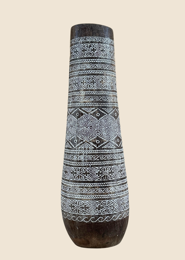 Palmhouten vaas Nila – handgemaakt in Indonesië | 200cm