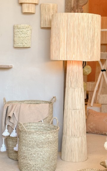 Vloerlamp Raffia Verlichting Mi Casa Home And Living